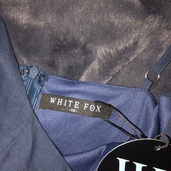 navy blue wrap dress - Picture 4 of 4